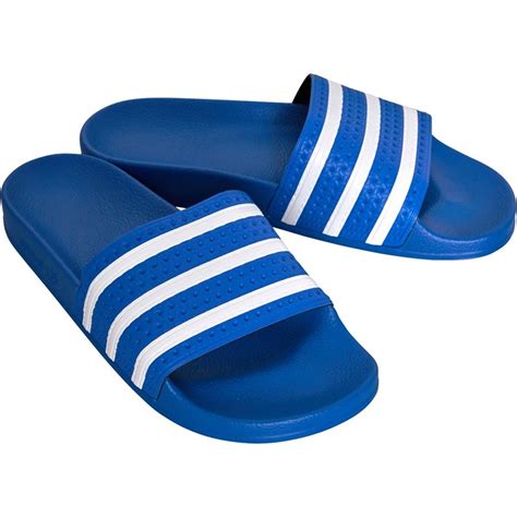 adidas adilette slippers blauw|adidas adilette slippers.